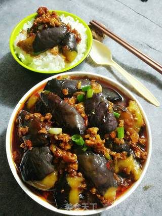 鱼香肉末茄子的做法步骤:13