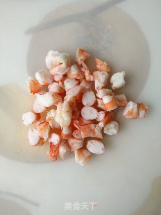 山药虾仁蘑菇浓汤的做法步骤:2