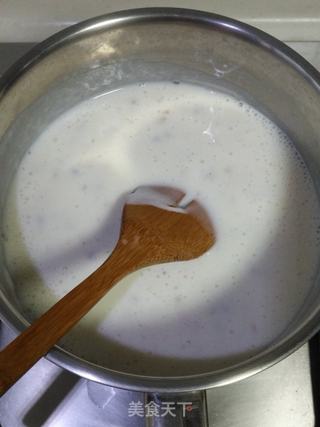 山药虾仁蘑菇浓汤的做法步骤:8