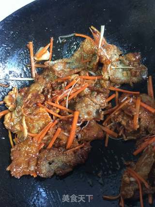 锅包肉的做法步骤:10