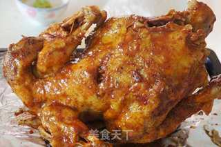 #第四届烘焙大赛暨是爱吃节#烤鸡的做法步骤:10
