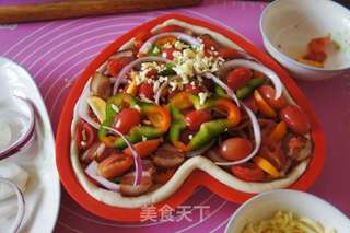 #第四届烘焙大赛暨是爱吃节#五花腊肉披萨的做法步骤:17