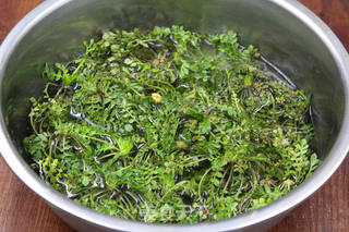 ＃春食野菜香＃荠菜猪肉大蒸饺的做法步骤：1