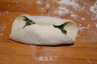 ＃春食野菜香＃荠菜猪肉大蒸饺的做法步骤：10