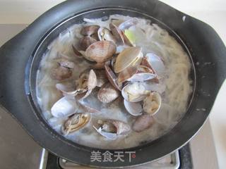 蛤蜊白萝卜汤的做法步骤:9