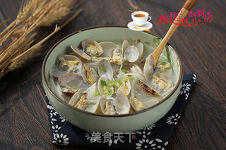 蛤蜊白萝卜汤的做法步骤:10