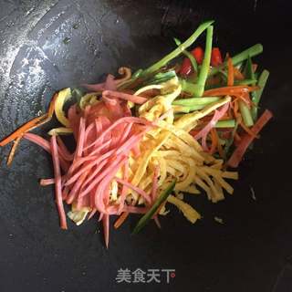 炒河粉的做法步骤:8