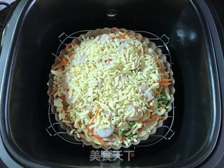 #第四届烘焙大赛暨是爱吃节#鲜虾培根披萨的做法步骤:8