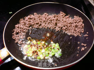 #春食野菜香#雪菜利马豆炒牛肉末的做法步骤:7