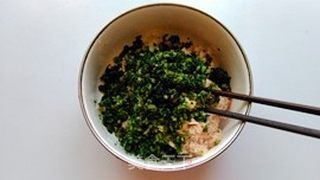 #春食野菜香#马兰头鲜肉生煎的做法步骤:7