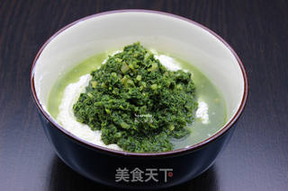 #春食野菜香#艾青酸菜煎饺的做法步骤:3