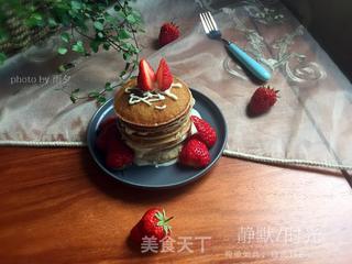 香蕉松饼小蛋糕的做法步骤:13