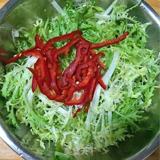 #春食野菜香# 糖醋拌苦菊的做法步骤:4