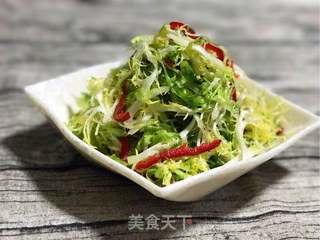 #春食野菜香# 糖醋拌苦菊的做法步骤:9