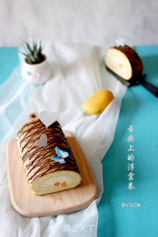 #第四届烘焙大赛暨是爱吃节#舌尖上的芒果浮云卷的做法步骤:13