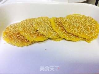 芝麻南瓜饼的做法步骤:13