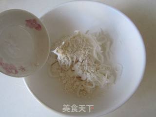 白萝卜丝饼的做法步骤:3