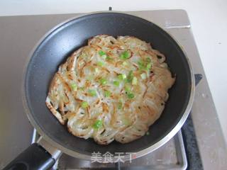 白萝卜丝饼的做法步骤:7