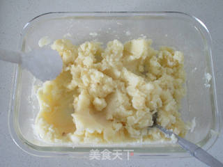 #第四届烘焙大赛暨是爱吃节#烤芝士培根土豆泥的做法步骤:5