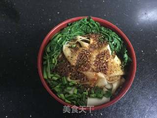 #春食野菜香#油泼扯面的做法步骤:12