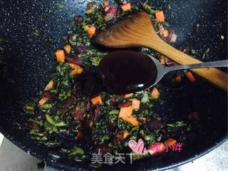 雪菜香肠焖饭的做法步骤:7