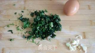 #春食野菜香#蒲公英鸡蛋炒饭的做法步骤:4
