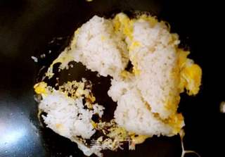 #春食野菜香#蒲公英鸡蛋炒饭的做法步骤:8