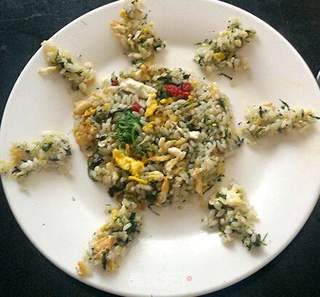 #春食野菜香#蒲公英鸡蛋炒饭的做法步骤:14