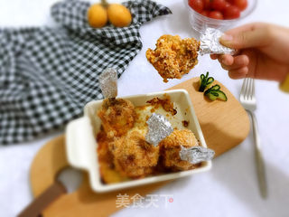 #第四届烘焙大赛暨是爱吃节#金黄鸡翅锤子的做法步骤:12