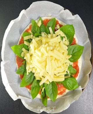 CoCoLc 的私菜食谱经―意式罗勒番茄酱披萨【无油版】的做法步骤:10