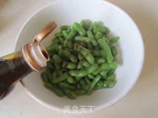 炝拌毛豆的做法步骤:4