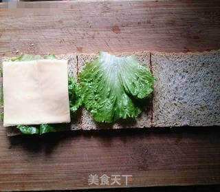 猪排鸡蛋三明治的做法步骤:6