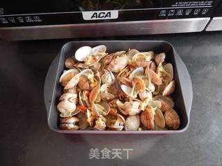 #第四节烘焙大赛暨是爱吃节#蒜香烤花蛤的做法步骤:7