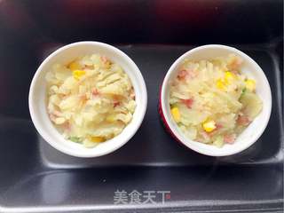 #第四届烘焙大赛暨是爱吃节# 芝士焗土豆泥的做法步骤:6