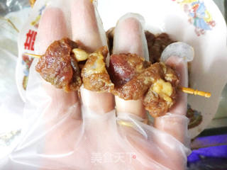 牙签牛肉的做法步骤:8