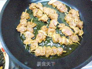牙签牛肉的做法步骤:10