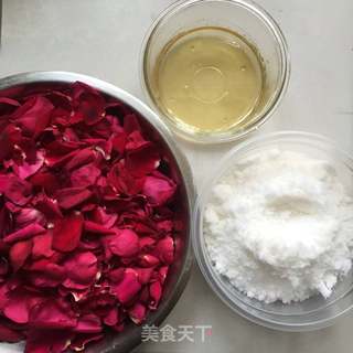 玫瑰花酱的做法步骤:2
