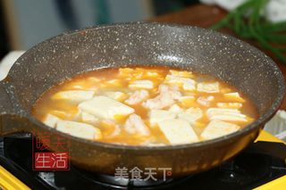 虾仁豆腐羹的做法步骤:6