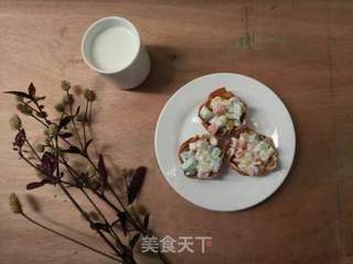#第四届烘焙大赛暨是爱吃节#馄饨皮沙拉盅的做法步骤:8