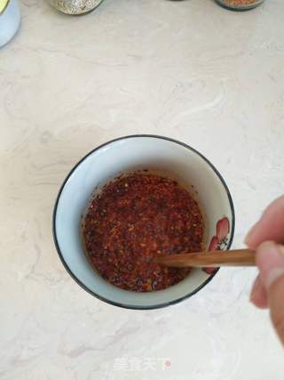 自制辣椒油的做法步骤:4