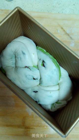 #第四届烘焙大赛暨是爱吃节#菠菜双色吐司的做法步骤:17