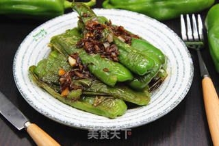 糖醋虎皮尖椒的做法步骤:7