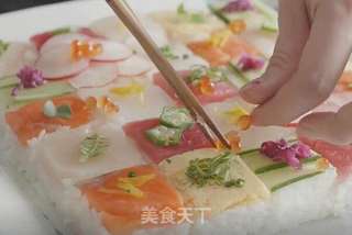 超美箱寿司的做法步骤:4