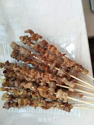 #第四届烘焙大赛暨是爱吃节#烤猪肉串的做法步骤:7