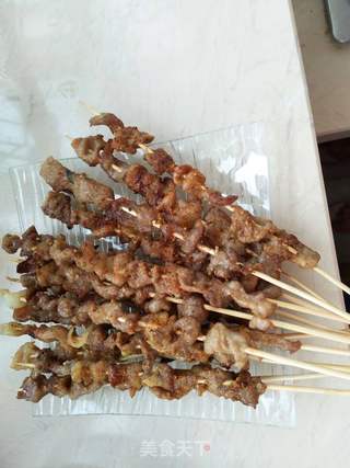 #第四届烘焙大赛暨是爱吃节#烤猪肉串的做法步骤:8