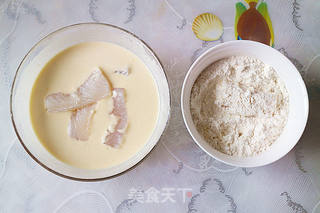 酥炸沙丁鱼排(空气炸锅版)的做法步骤:5
