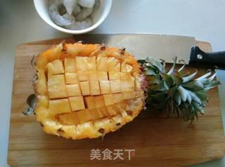 #第四届烘焙大赛暨是爱吃节#菠萝焗饭的做法步骤:2
