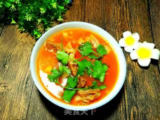 西红柿土豆炖牛腩的做法步骤:7