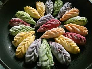 蔬菜煎饺的做法步骤:20