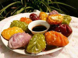 蔬菜煎饺的做法步骤:24